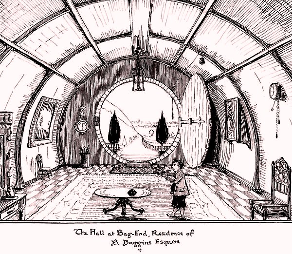 Tolkien_illustrazioni di Lo Hobbit