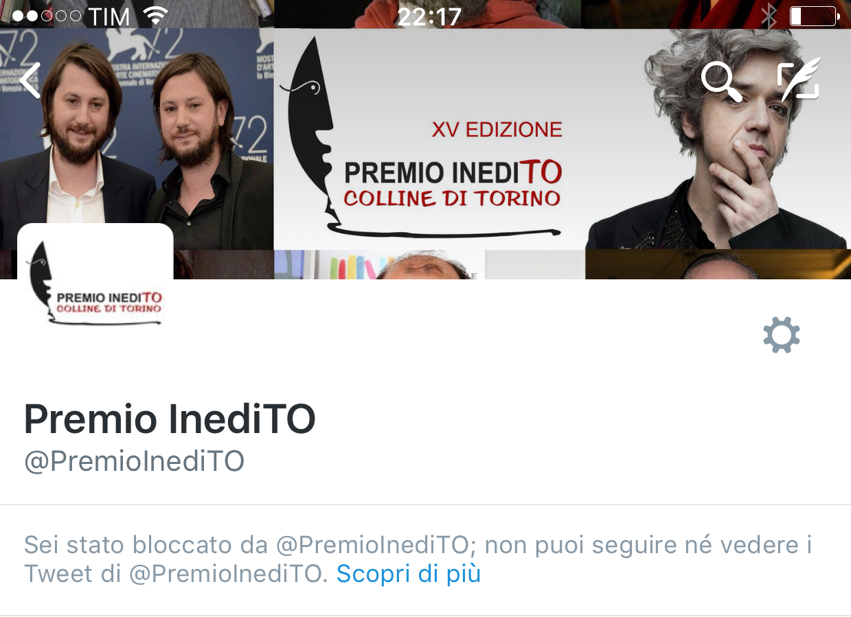 Premio InediTo ti banna