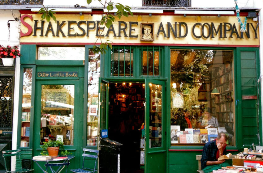 La libreria Shakespeare-and-company di Parigi